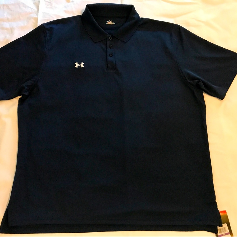NWT, Men’s Navy Under Armour Polo shirt